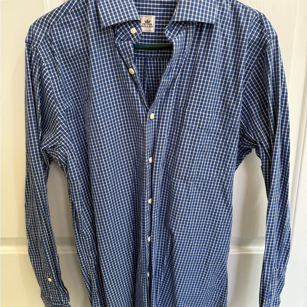 Peter Millar Checkered Men's Shirt